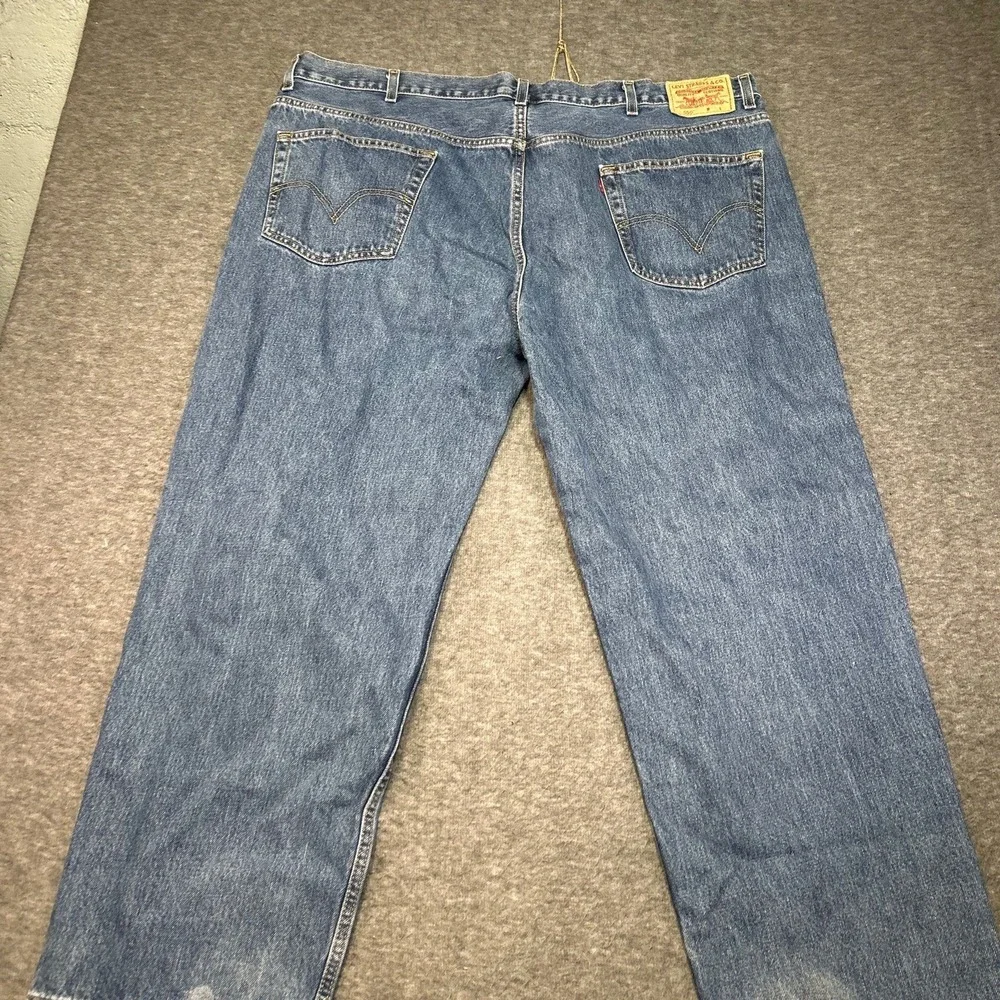 Levi's Jeans 550 Men 48x30 Light Blue Straight Leg Classic Everyday Relaxed Fit